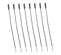 LIGIGWASH 8Pcs Mono Female Audio Cable Connector Durable Jack for Microphone Headphone Speaker Repair Compatible with Earphone Cord and Audio Devices