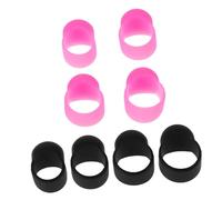 LIGIGWASH 8pcs Silicone Drumstick Tips Set Durable Finger Protectors for Handpan Tongue Drum Lotus Handpan Enhanced Control Comfort for Drummers Versatile Accessory for Musical Performance