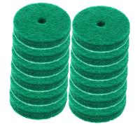 LIGIGWASH 90 Pieces Green Pure Wool Piano Felt Pads Washer Set for Keyboard Key Leveling and Sound Dampening Accessories