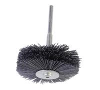 LIGIGWASH Abrasive Grinding Head Grit Wire Wheel Brush for Wood Polishing and Surface Finishing Rust and Dust Removal Tool Compatible with Rotary Electric Drills and Mills Grinding Accessory