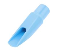 LIGIGWASH Abs Alto Saxophone Mouthpiece Head for Beginners Portable Saxophone Accessory with Easy-blowing Rich Tone Professional Texture and Concise Design Blue