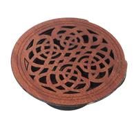 LIGIGWASH Acoustic Guitar Wood Soundhole Cover with Carved Pattern Practical Feedback Reducer and Screeching Block Compact Lightweight Insert for Electric Folk Models Easy to Install and