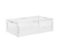 LIGIGWASH Acrylic Mouse Cover Dust Protector for Wired Gaming Mouse 10x16x5cm Dustproof Case Compatible with Laptop and Desktop for Home Office Use