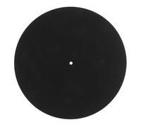 LIGIGWASH Acrylic Slipmat Vinyl Felt Turntable Mat for Vinyl Record Players, Universal Fit, Protects Records, Simple Stylish Black Slipmat for Turntables