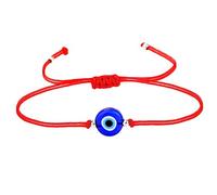 LIGIGWASH Adjustable Evil Eye Bracelet Red String Protection Jewelry Minimalist Handmade Wrist Accessory for Women Gift