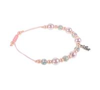 LIGIGWASH Adjustable Pink Beaded Unicorn Bracelet for Women and Men Wrist Jewelry with Alloy Heart Charm Comfortable Skin-friendly Design Gift for Friends and Family