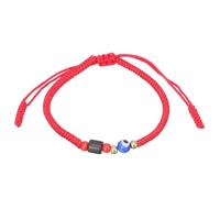 LIGIGWASH Adjustable Women’s Red String Bracelet with Evil Eye Charm Handmade Knot Protection Wrist Decoration for Casual and Festival Wear