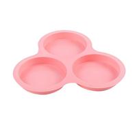 LIGIGWASH Air Fryer Silicone Muffin Pan Cup Baking Mold for Eggs Cupcakes Small Cakes Non Stick Lightweight DIY Cake Ring for Home and Professional Use Easy to Clean Pink