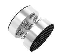 LIGIGWASH Anti Vibration Amplifier Spring Pads Aluminium Alloy Shock Absorbing Feet Pads with Springs for Home Audio Equipment Silver 40x44mm