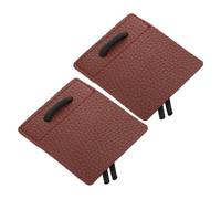 LIGIGWASH Arrow Puller Pu Leather Material Adjustable Tightness 2pcs Archery Finger Tab and Designed for Finger Protection an Innovative Adjustment Rope Design during Archery Practice