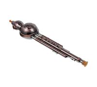 LIGIGWASH Beginner Cucurbit Flute Hulusi Chinese Musical Instrument PP Material Comfortable Texture Easy to Clean Portable for Daily Practice and Performances