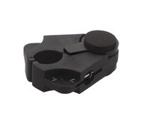 LIGIGWASH Black Walking Stick Holder Clip Made of Sturdy Pa Fiber with Non-Slip Clamp for Safe Usage, Portable Cane Holder for Wheelchair and Daily Mobility Aid