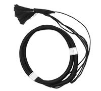 LIGIGWASH Braided Arab Shemagh Headband for Men PU Material Head Scarf Rope Hair Accessory Black Stylish Turban Wrap for Middle Eastern Costume and Party Wear