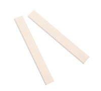 LIGIGWASH Buffalo Bone Guitar Nut Blank 80x11x3mm Set of 2 Acoustic Electric Guitar Bone Saddles for Classical Folk Mandolin Banjo Ukulele Accessories