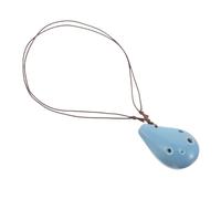 LIGIGWASH Ceramic Alto Ocarina for Beginners Educational Wind Instrument with Stable Tuning Clay Design Clear Vibrant Sound Easy to Play Musical Flute