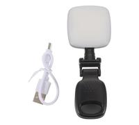 LIGIGWASH Clip-on Selfie Light Rechargeable Makeup Lighting with Mirror 180° Rotatable Material for Mobile Devices for Instant Vlogging and Professional Mobile Phone Video