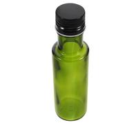 LIGIGWASH Compact Glass Olive Oil Bottle with Sealed Lid 100Ml Portable Container for Kitchen and Camping Use Oil Storage