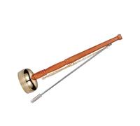 LIGIGWASH Copper Yin Qing Percussion Instrument with Long Handle for Buddhist Meditation and Temple Rituals Smooth Polished Surface Clear Loud Sound for Ancestral Worship and Spiritual