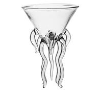 LIGIGWASH Creative Octopus Shaped Cocktail Glass for Home Bar High Grade Glassware for Mojito Whiskey Wine Stylish Party Drinkware with Unique Design Easy to Clean and Decorative