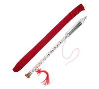 LIGIGWASH Detachable Vertical Blowing Bawu in G Tuning Chinese Wind Instrument Traditional Blue and White Porcelain Design for Musicians and Performers