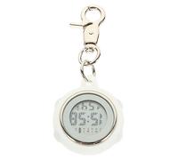 LIGIGWASH Digital Nurse Watch with Keychain and Precision Movement, Super Lightweight Silicone and Plastic Pocket Watch Designed for Daily Life and Work the Hospital, Convenient to Carry