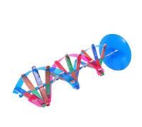 LIGIGWASH DNA Double Helix Model Kit for Biology Teaching, DIY Plastic Molecular Structure Set with Desktop Display, Educational Science Tool for Classroom and STEM Learning