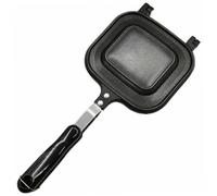 LIGIGWASH Double-Sided Toast Pan for Home Sandwich Mould, Non-Stick Aluminium Alloy Cooking Skillet with Heat-Resistant Handle, Even Heating Breakfast Toast Maker