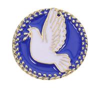 LIGIGWASH Elegant United Nations Dove Lapel Pin Alloy Brooch with Doves Design Peace Symbol Badge for Jackets Backpacks Clothing Accessories Shine for Weddings and Celebrations