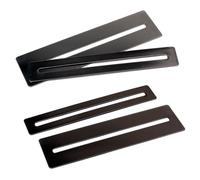 LIGIGWASH Fingerboard Removal Metal 2pcs Fretboard Protector Fret Black Tool Guards for Protecting and Ukulele and Mandolin Luthier during Works and DIY