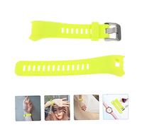 LIGIGWASH Fit Wrist Key Bands Replacement Hr Strap Watchband Watch Band Stainless Steel Watch Strap Silicone Silicone Rubber Green