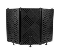 LIGIGWASH Five-door Mic Soundproof Guard Foam Isolation Shield, Noise Reduction Microphone Accessory for Professional Recording and Home Studio