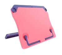 LIGIGWASH Foldable Music Stand Portable Adjustable Book Holder for Sheet Music and Reading with Red Desktop Support for Musicians Students Keyboard Instrument Accessories