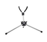 LIGIGWASH Foldable Saxophone Stand Black Folding Music Stand for Saxaphone Music Holder Storage Bag