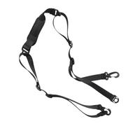 LIGIGWASH Folding Scooter Carrying Strap Adjustable Polyester and Pvc Bike Shoulder Strap with Non-slip Shoulder Pads and Quick Release Buckles for Taking the Scooter down Stairs