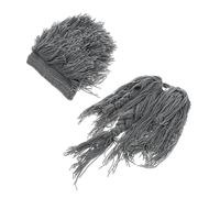 LIGIGWASH Gray Fake Beard Woolen Hat with Wild Wig Party Mustache Prop Elastic Knit Cap Fits Realistic Cosplay Facial Whiskers for Festive Costume and Family Fun