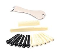 LIGIGWASH Guitar Bridge Pin Puller with Smooth Pins Easy to Use Acoustic and Electric Guitar Bridge Peg Extractor Tool for Safe String Replacement and Tuning Maintenance