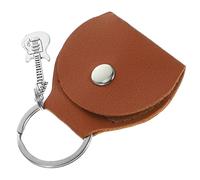 LIGIGWASH Guitar Pick Holder Keychain Portable Musical Instrument Pick Container for Guitarists Lightweight Design for Easy Attachment for Music Lovers