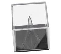 LIGIGWASH Guitar Pick Storage Box with Black Base Acrylic Display Case Dustproof Plectrum Holder for Portable Pick Preservation and Stylish Collectible Decoration