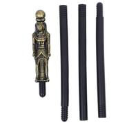LIGIGWASH Halloween Egyptian Pharaoh Staff Prop Cane Durable Plastic Mystical Walking Stick Costume Accessory for Boys Cosplay Party