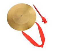 LIGIGWASH Hand Gong Percussion Instrument 30cm Copper Alloy with Crisp Sound and Hanging Feature, Traditional Musical Instrument for Concerts and Festivals