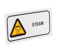 LIGIGWASH High Temperature Warning Sticker Pet Material Burn Prevention Sign with English Text for Workplace Safety Hot Surfaces and Equipment