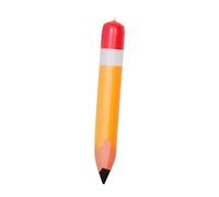 LIGIGWASH Inflatable Pencil Decoration LED Jumbo Pencils Pencil Balloon Sticks Back to School Balloon Giant Inflatable Pencil Welcome Pencil Inflatable Pink Giant Pencil Prop Blow Orange Pvc