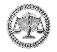 LIGIGWASH Lawyer Lapel Pin: Libra Scale Brooch - Statement Collar Pin - Justice Symbol Badge for Men's Suit Accessories Formal Shirts Wedding Outfits