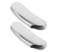 LIGIGWASH Lighter Cigarette Case Curved 2Pcs Iron Pouch with Enhanced Stability for Outdoor Smoking and Travel