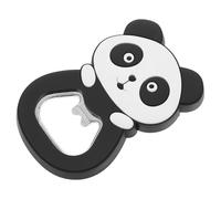 LIGIGWASH Magnetic Panda Shape Beer Bottle Opener Small Portable Alloy Tool with PVC Material Creative Decorative Souvenir for Outdoor Camping Kitchen and Social Gatherings