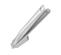 LIGIGWASH Manual Garlic Masher Kitchen Tool Silver Garlic Press with Uniform for Fine Crushing Easy to Use Multifunctional Food Mincer