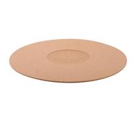 LIGIGWASH Mat Shock-absorbing Turntable and Cork for Record Anti-static Vinyl Features Simple Elegant Brown Cork Pad Suitable for Vinyl Records and Home Listening