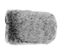 LIGIGWASH Microphone Protective Cover Windproof Furry Mic Windscreen for Conference Stage Ktv News Lightweight Soft Texture Noise Reducing Shield for Indoor and Outdoor Use