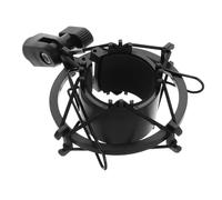 LIGIGWASH Microphone Shock Mount Clip Elegant Faux Metal Mic Stand for Home Music Studio Reduces Vibrations for Pristine Audio Quality User Friendly Installation Compatible