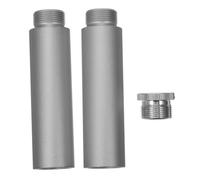 LIGIGWASH Microphone Stand Extension Kit 5/8 to 3/8 Adapter, Dual Mic Extension Tubes for Desk Mic Arm, Compatible Live Streaming and Podcasting